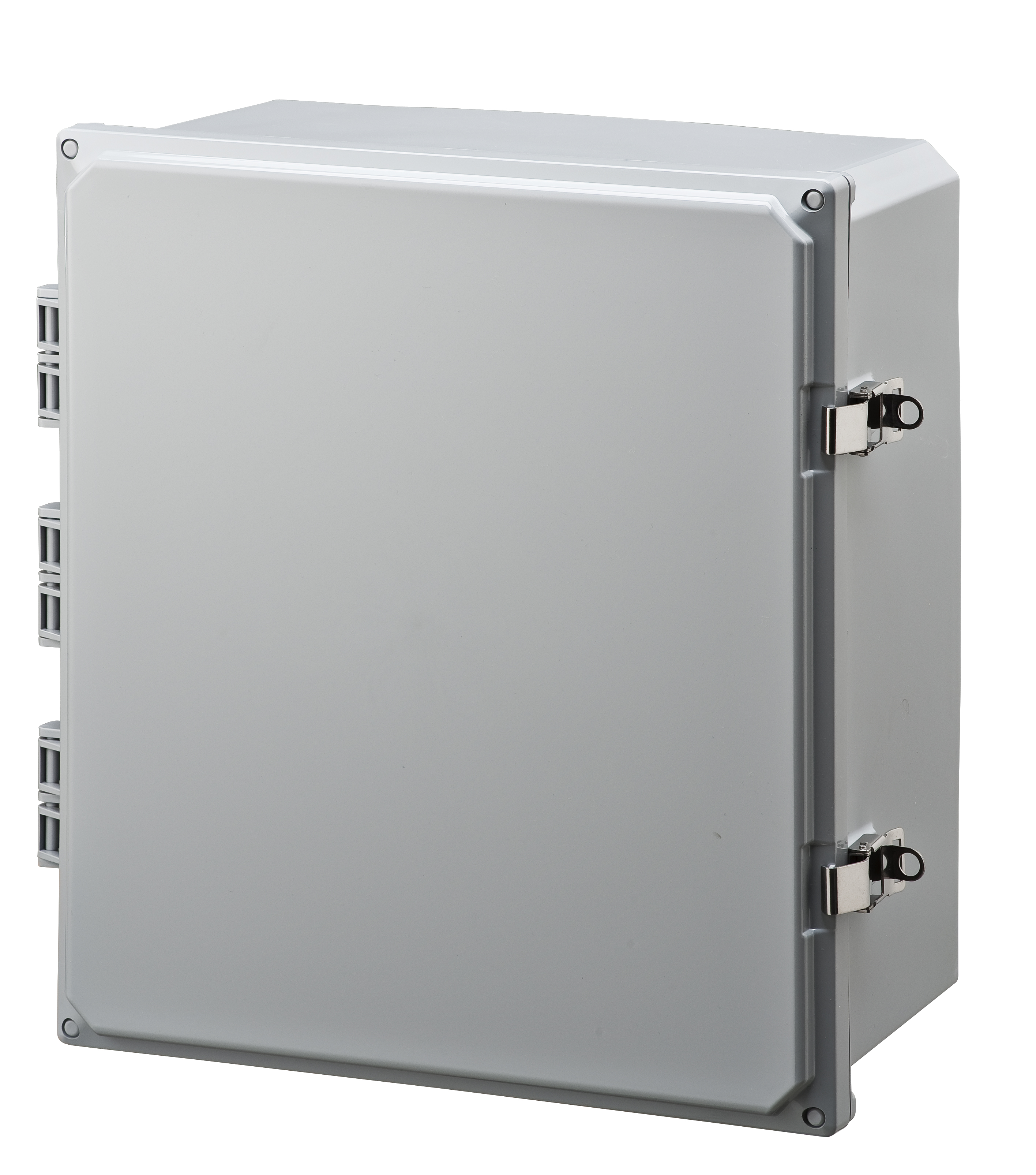 Integra Wallmount Enclosure; 14" x 12" x 6"; Polycarbonate; Solid Cover; Hinge Connection; NEMA 4X